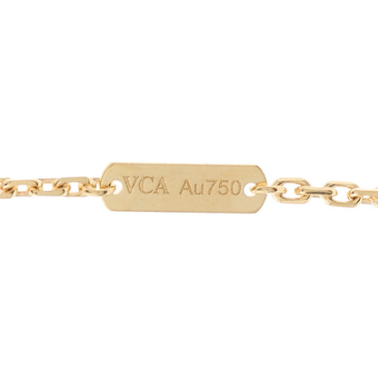 Van Cleef & Arpels 18K Yellow Gold Mother of Pearl Magic Alhambra Long Necklace 4 of 5
