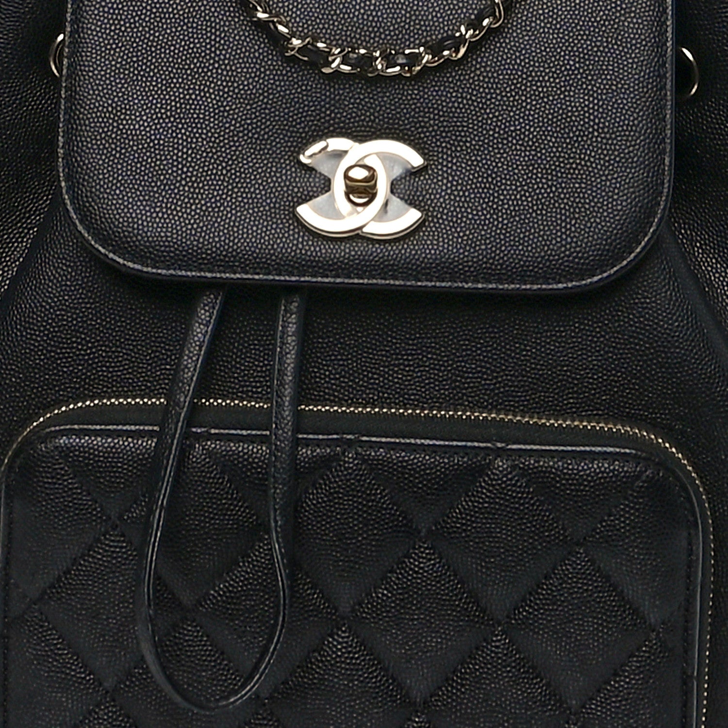 Chanel Caviar Quilted Business Affinity Backpack Black 8 of 10