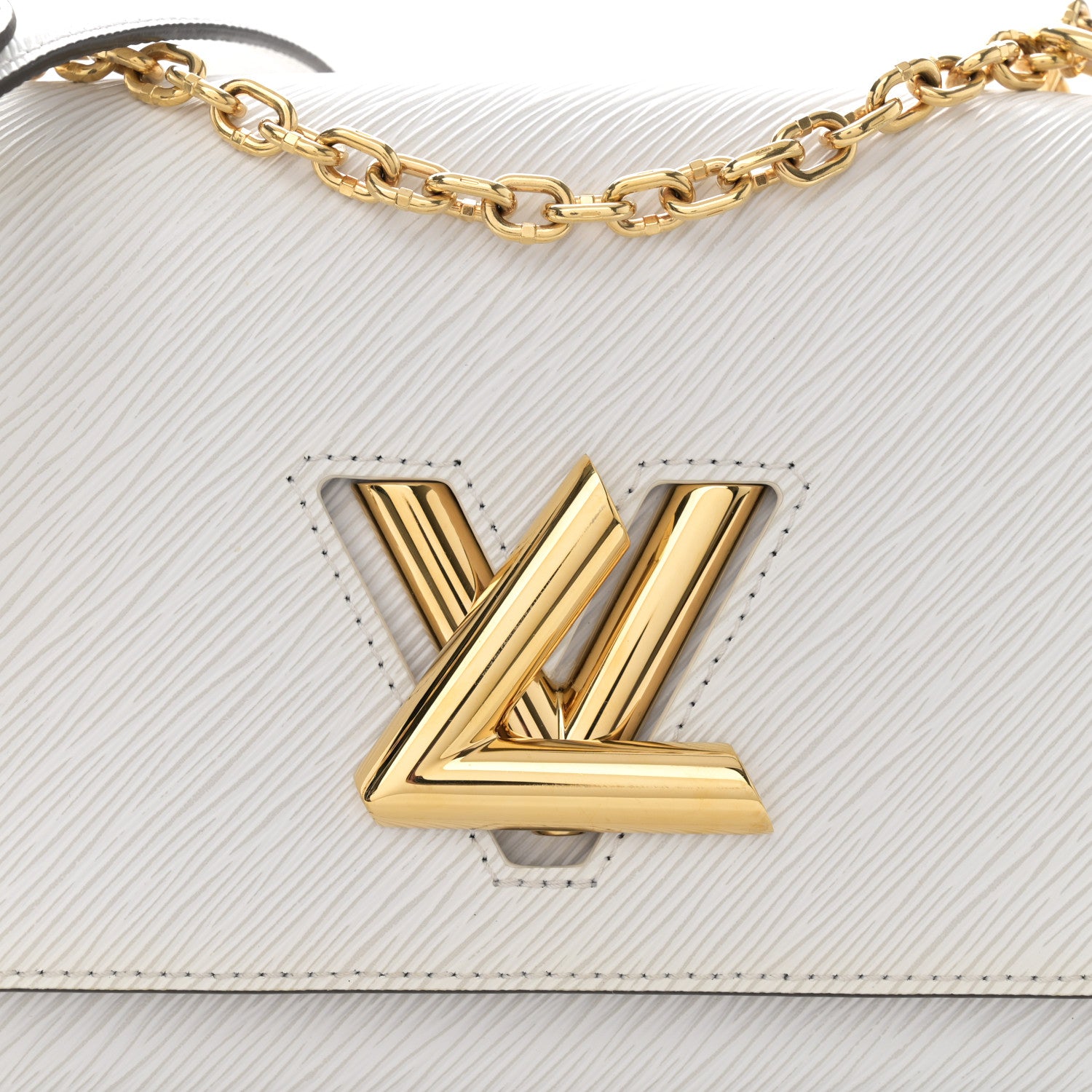 Louis Vuitton Epi Twist Shoulder Bag MM White 9 of 12