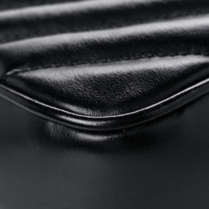 Saint Laurent Calfskin Matelasse Monogram Lou Camera Bag Black 10 of 16