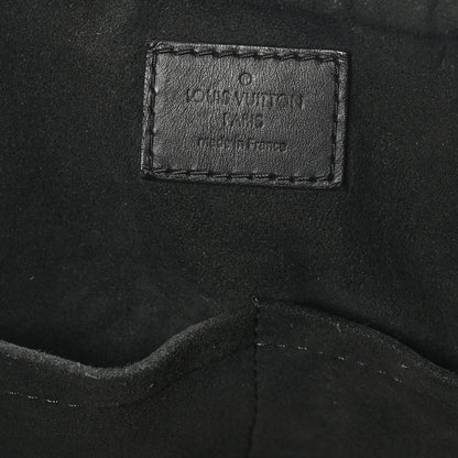 Louis Vuitton Monogram Flower Zipped Tote MM Black 6 of 11