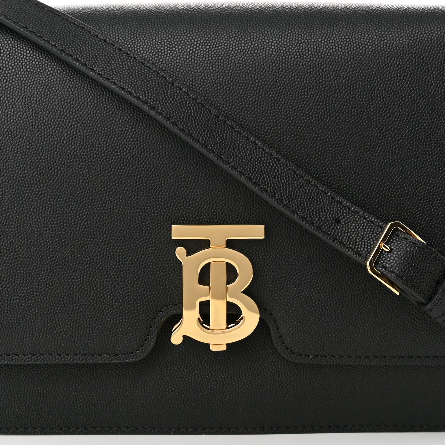 Calfskin Medium TB Bag Black
