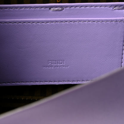 Fendi Silk Satin Phone Baguette Lilla 6 of 10