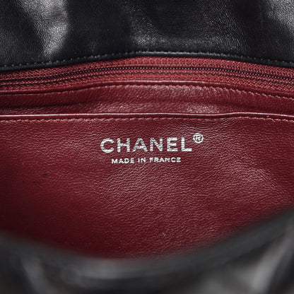 Chanel Lambskin Quilted Jumbo Single Flap Black 7 of 12