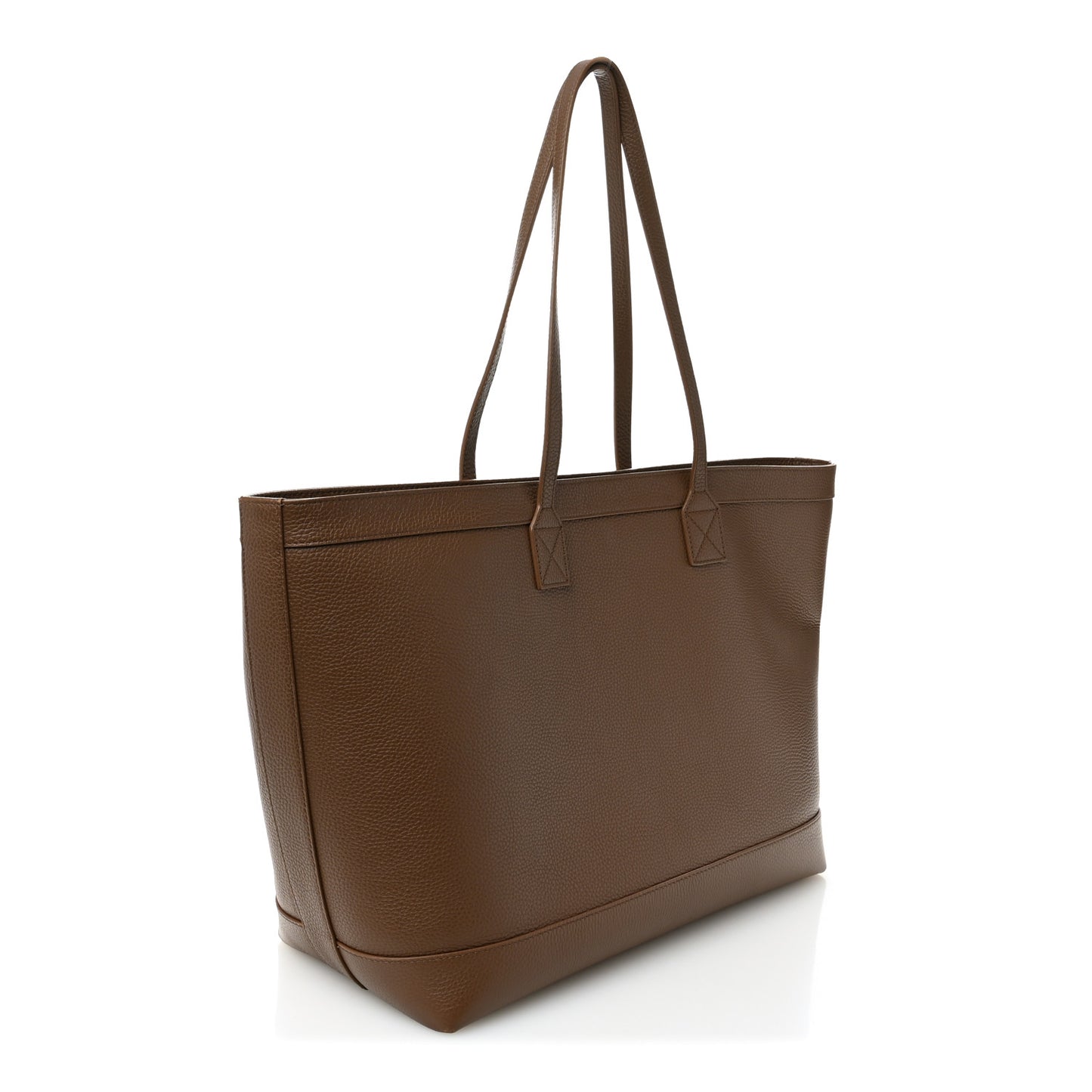 Grainy Calfskin Medium London Tote Bag Earth