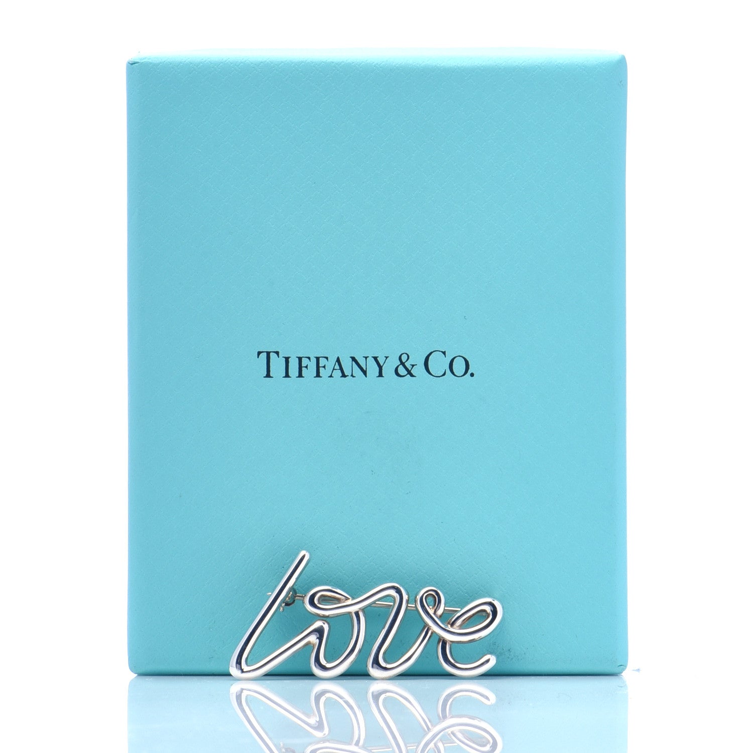 Tiffany Sterling Silver Paloma's Graffiti Love Brooch 6 of 6
