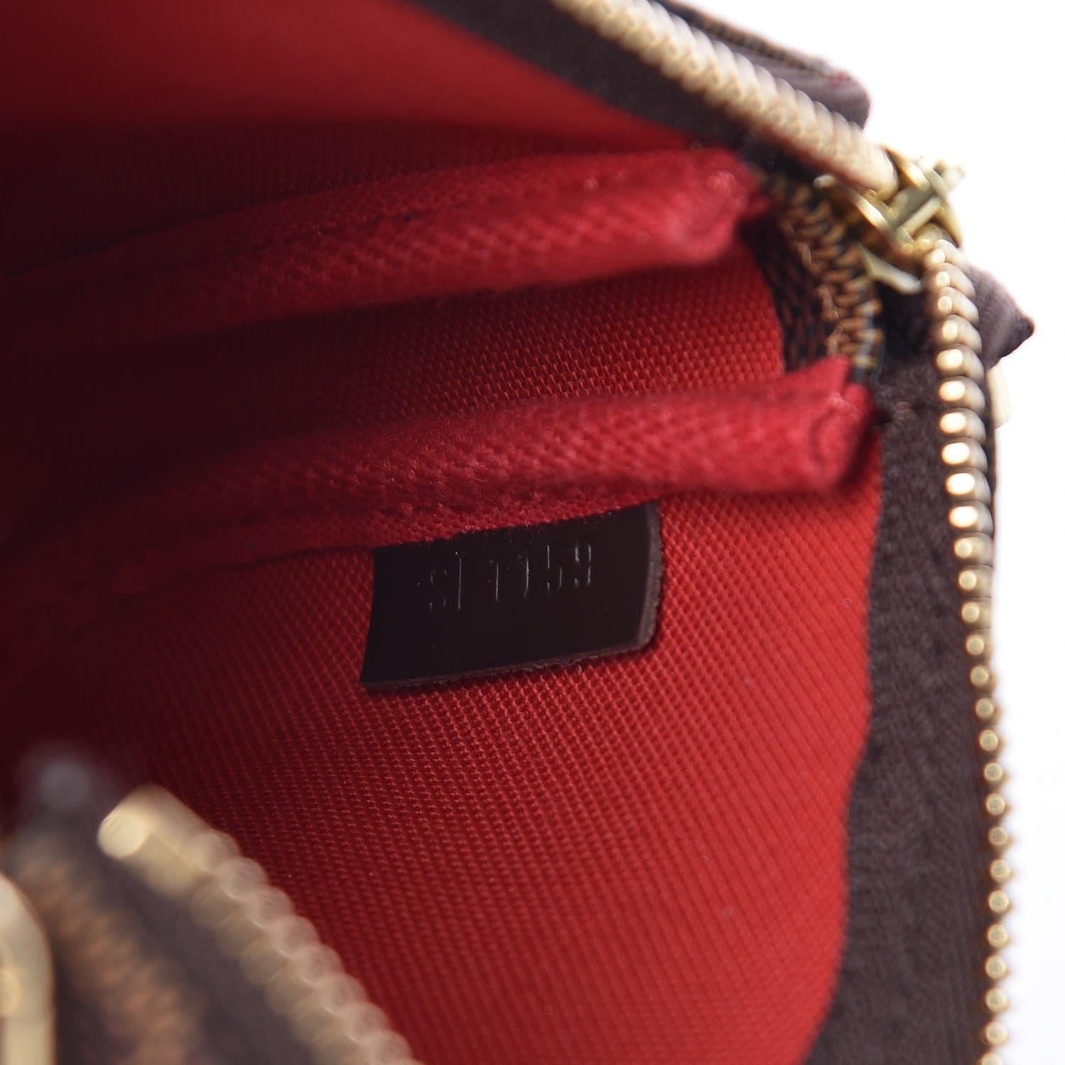 Louis Vuitton Damier Ebene Mini Pochette Accessories 7 of 9