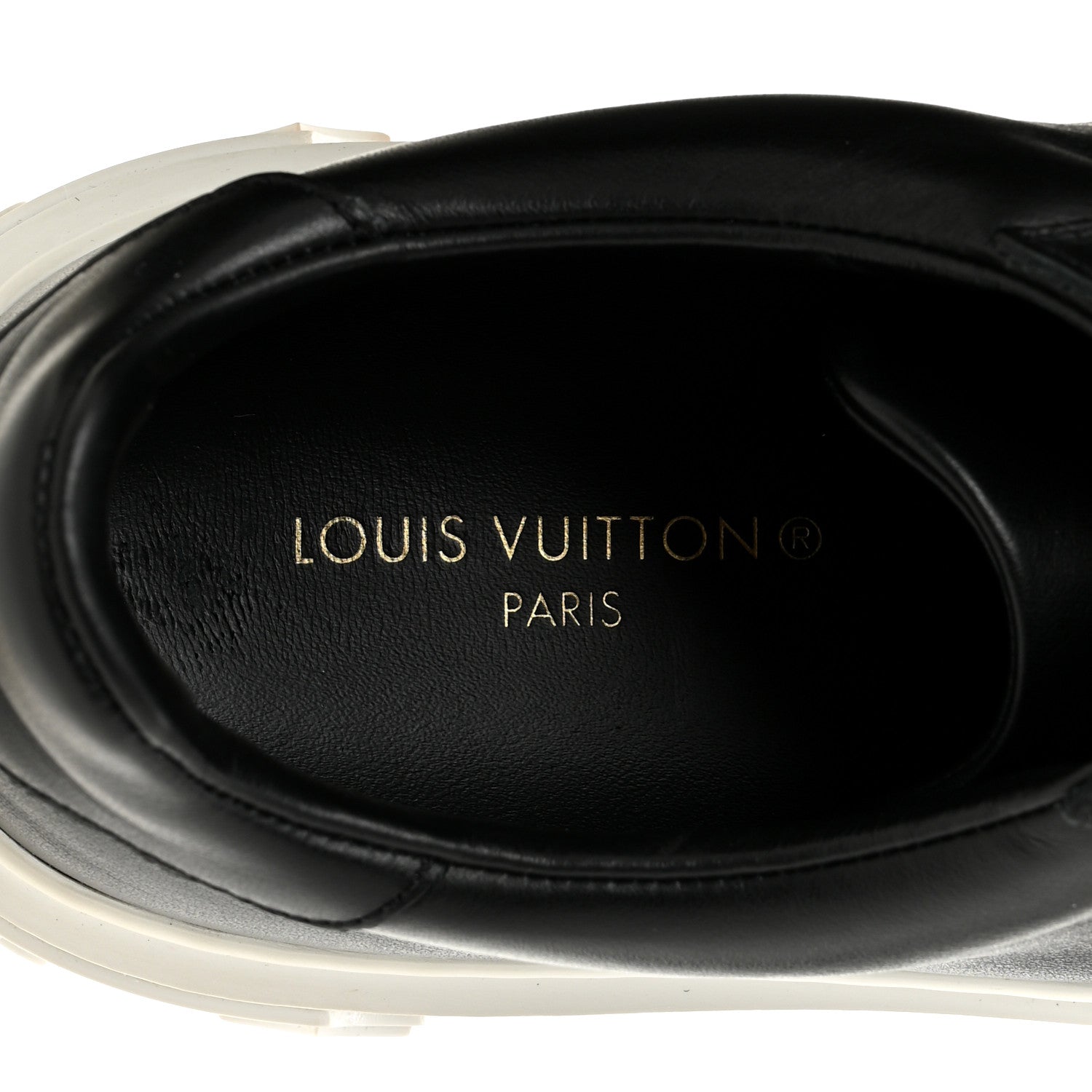 Louis Vuitton Calfskin Time Out Sneakers 38.5 Black 7 of 9