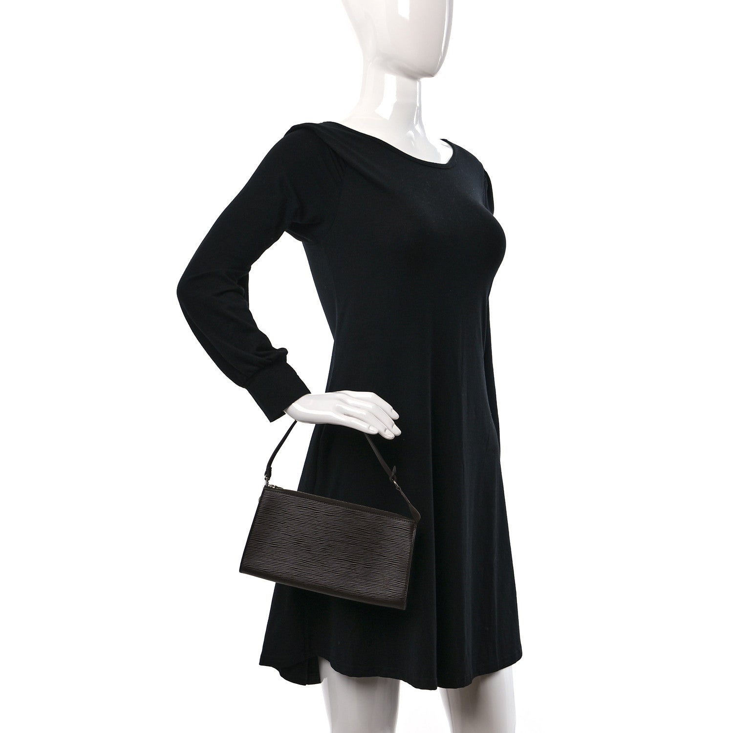 Louis Vuitton Epi Pochette Accessories 24 Moka 2 of 8