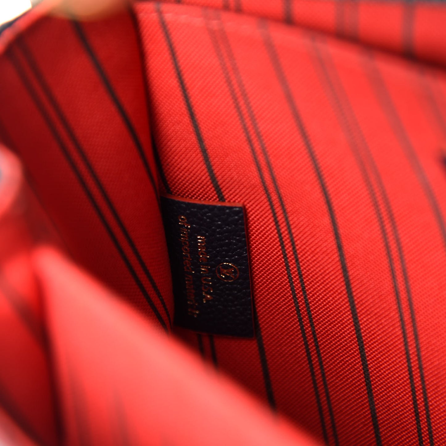 Empreinte Pochette Metis Marine Rouge