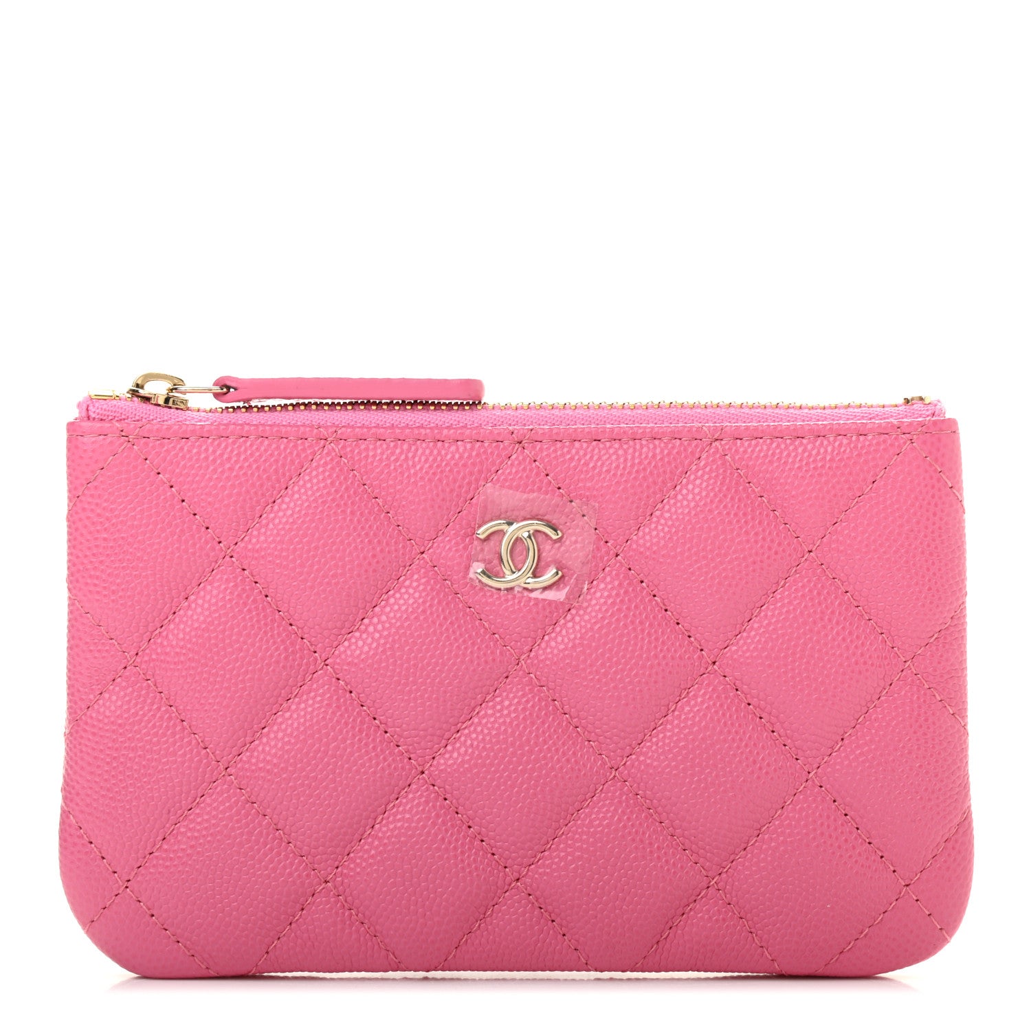 Chanel Caviar Quilted Small Cosmetic Case Pink 1 of 7