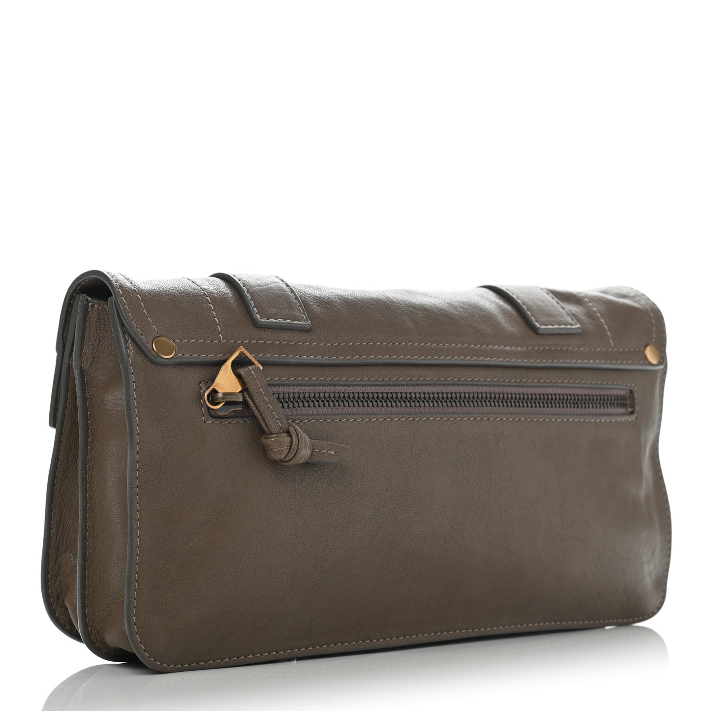 Lambskin PS1 Pochette Clutch Smoke