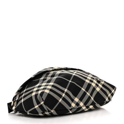 Burberry Nylon Essential Check Belt Bag Black Calico 4 of 10