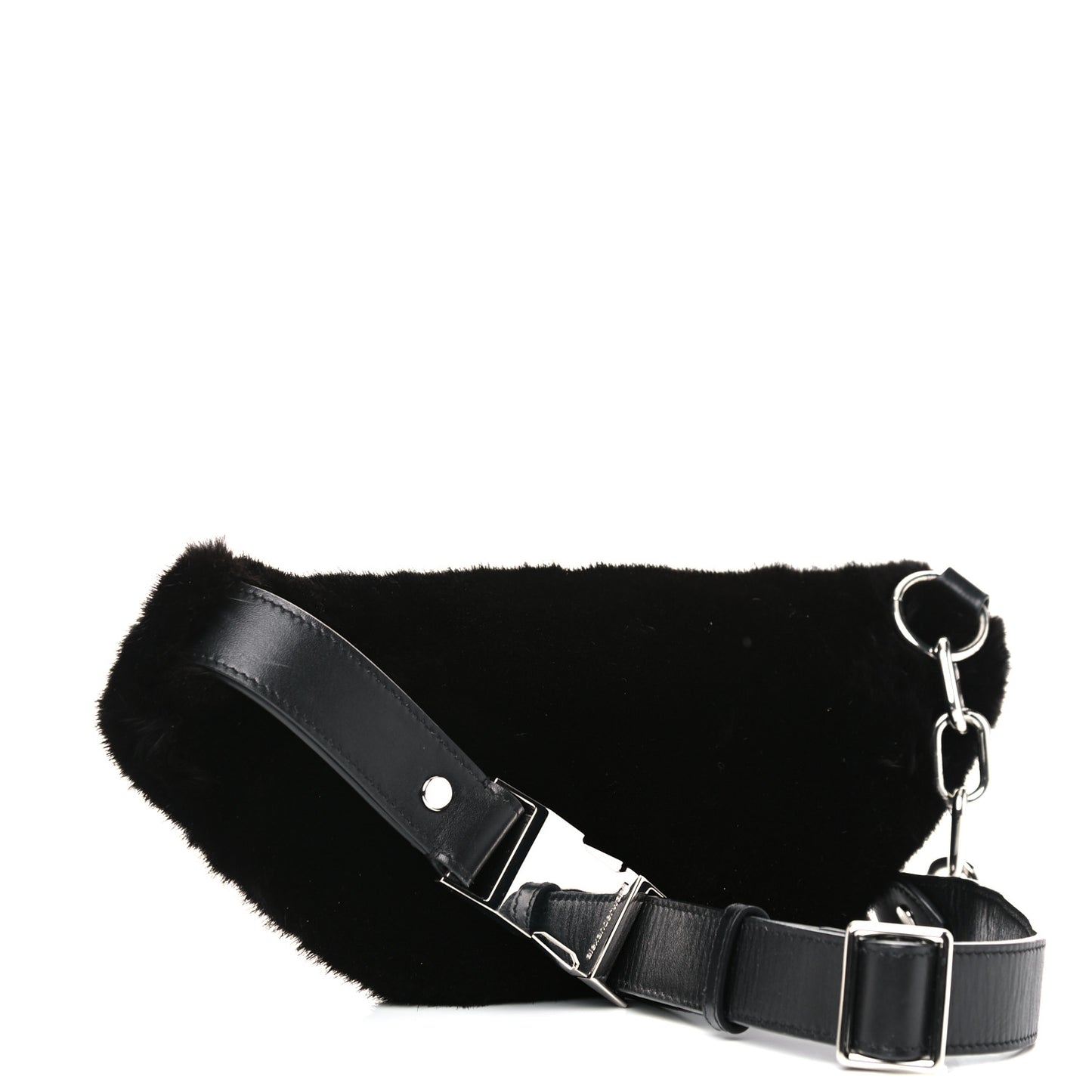 Fur Belt Bag Black