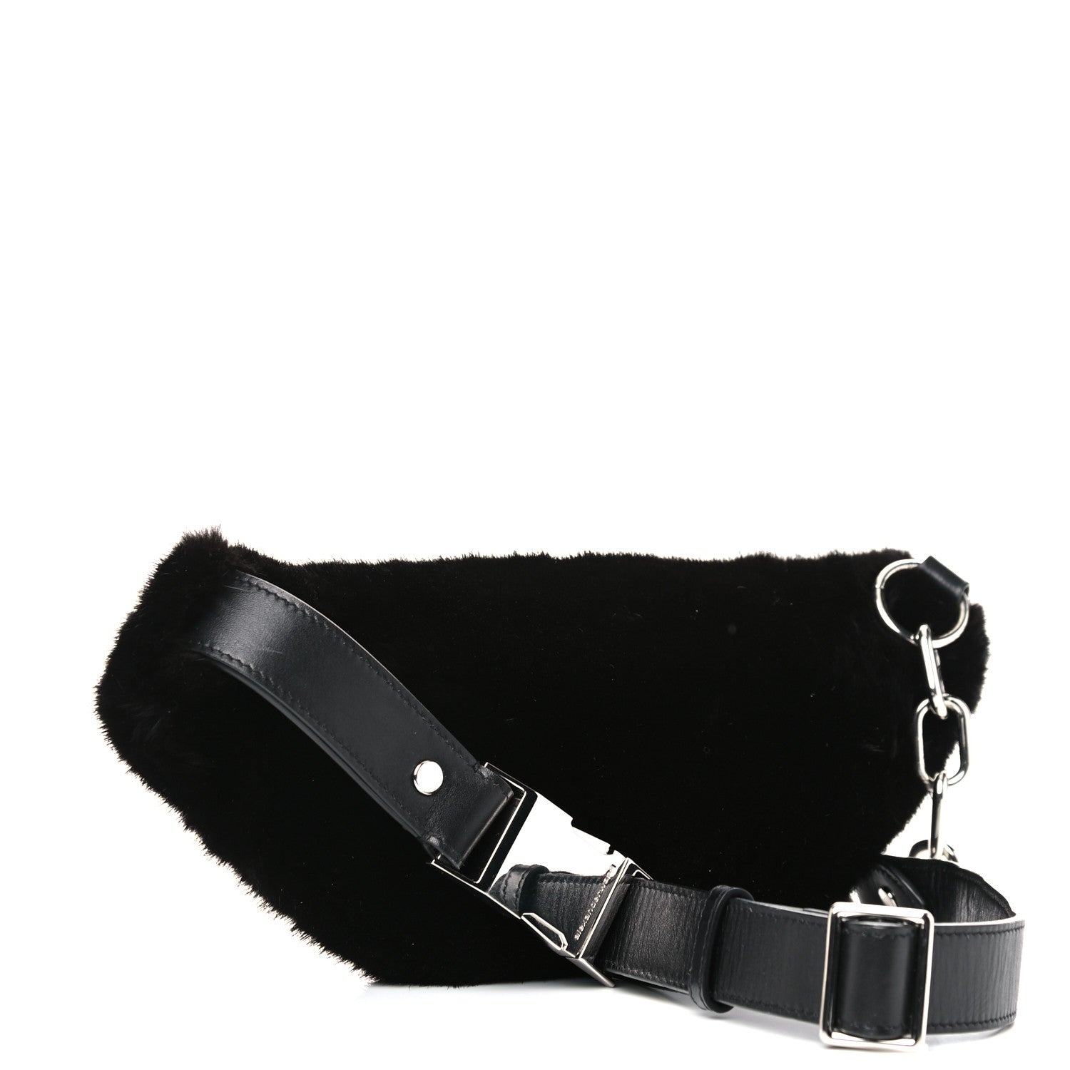 Alexander Wang Fur Belt Bag Black 2 of 7