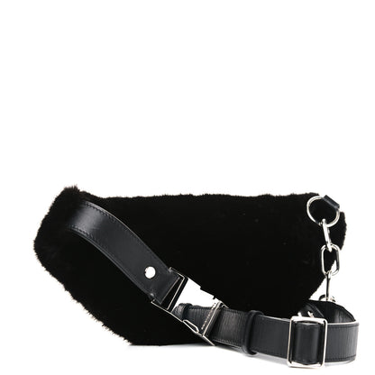 Alexander Wang Fur Belt Bag Black 2 of 7