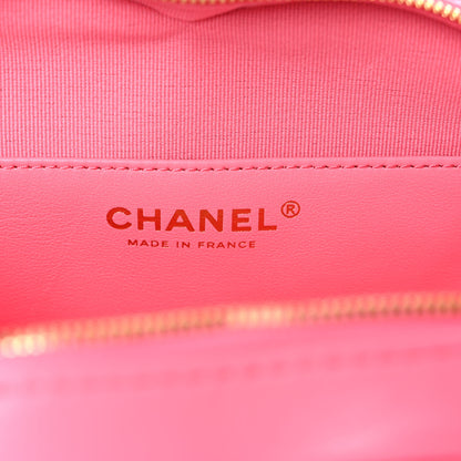 Chanel Lambskin Quilted CC In Love Heart Bag Pink 6 of 10