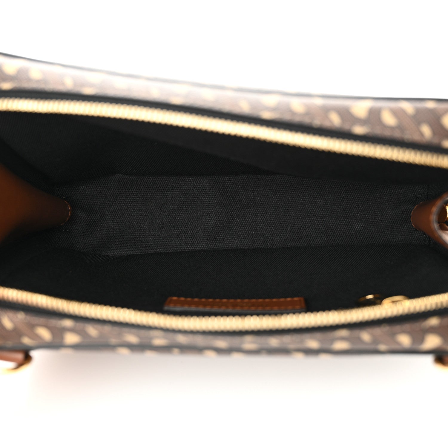 Burberry E-Canvas Monogram Camera Bag Bridle Brown 5 of 10
