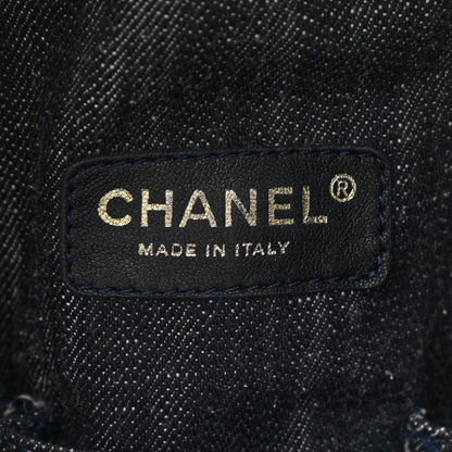 Chanel Denim CC Tote Blue 6 of 18