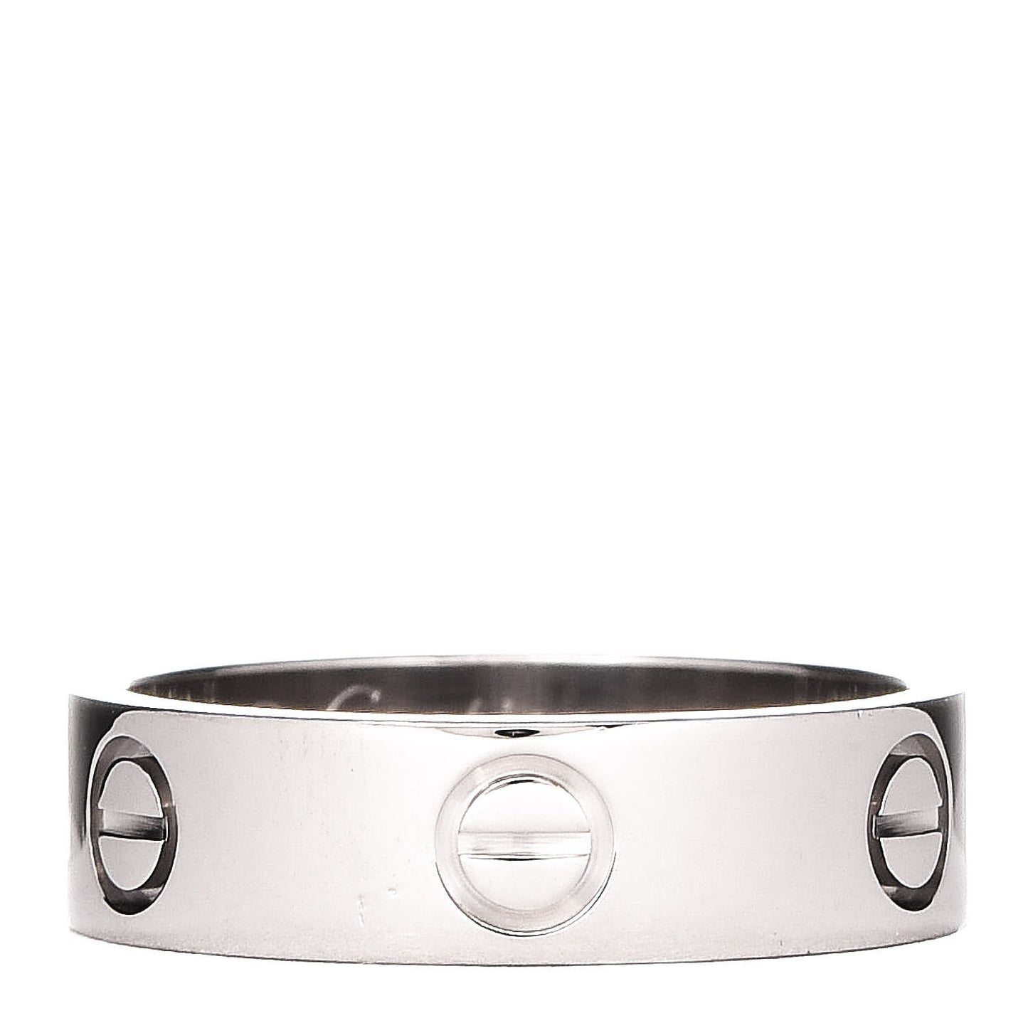 18K White Gold 5.5mm LOVE Ring 56 7.5