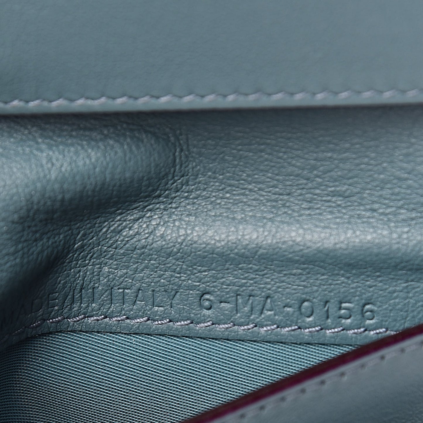 Bullcalf Diorissimo Medium Envelope Wallet Sky Blue