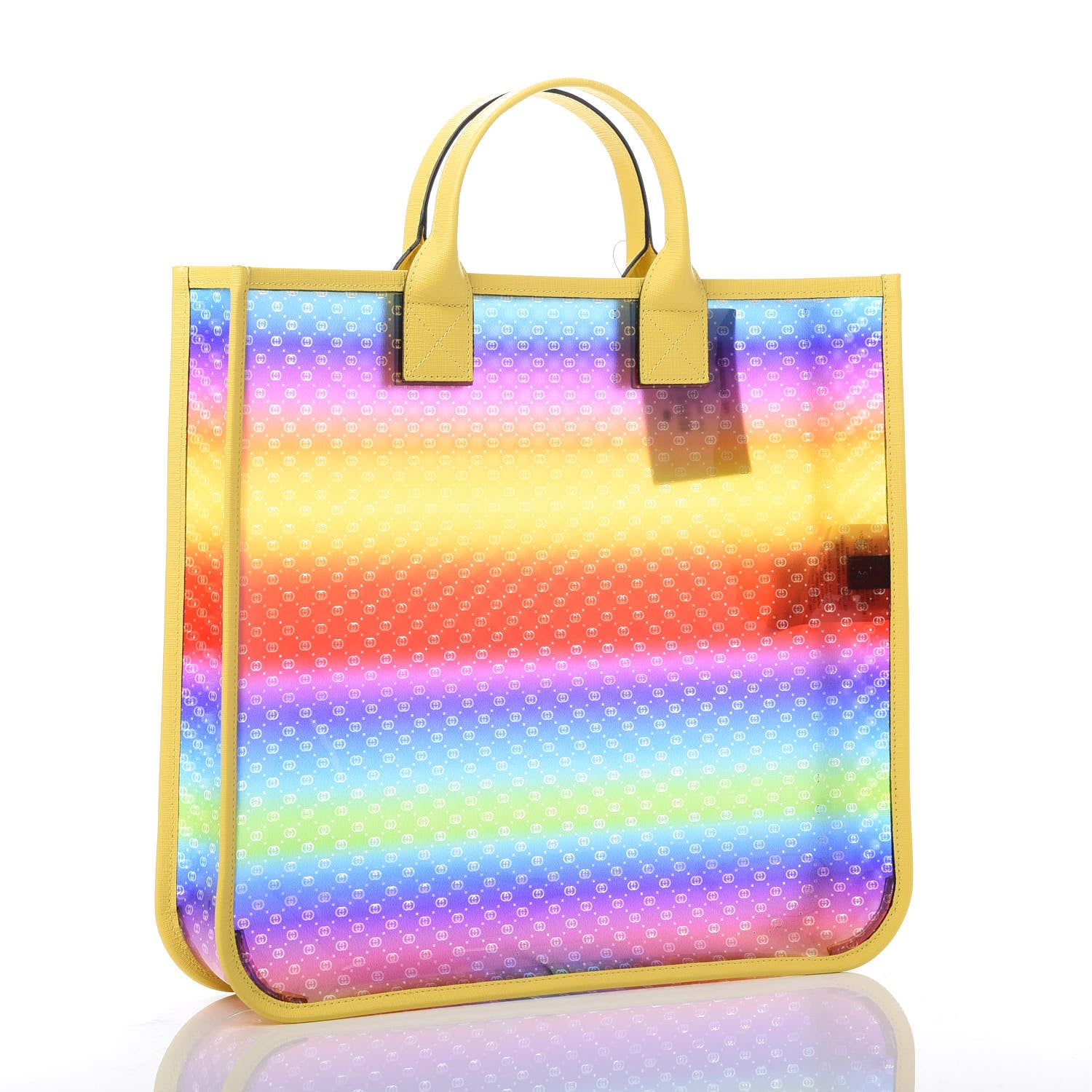 Gucci Textured Vinyl Kids GG Tote Multicolor 3 of 8