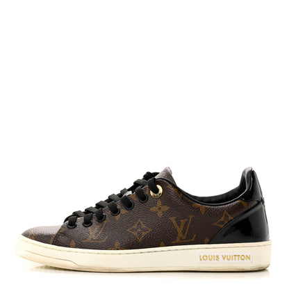 Louis Vuitton Patent Monogram Frontrow Sneakers 34.5 1 of 11