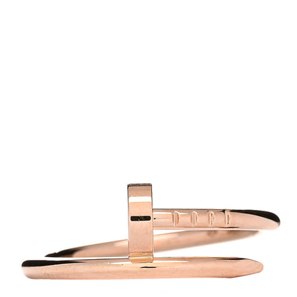 Cartier 18K Pink Gold Small Juste Un Clou Ring 53 6.25 1 of 5