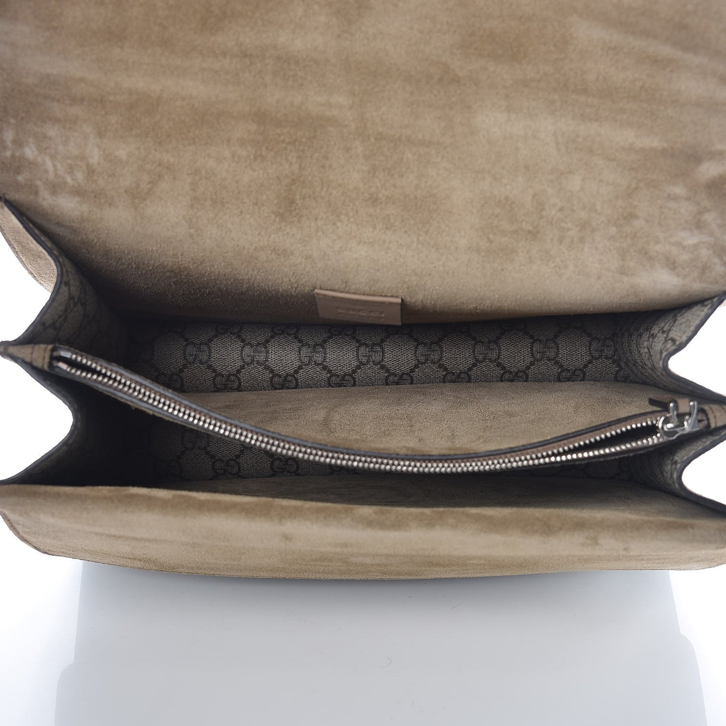GG Supreme Monogram Medium Dionysus Shoulder Bag Taupe