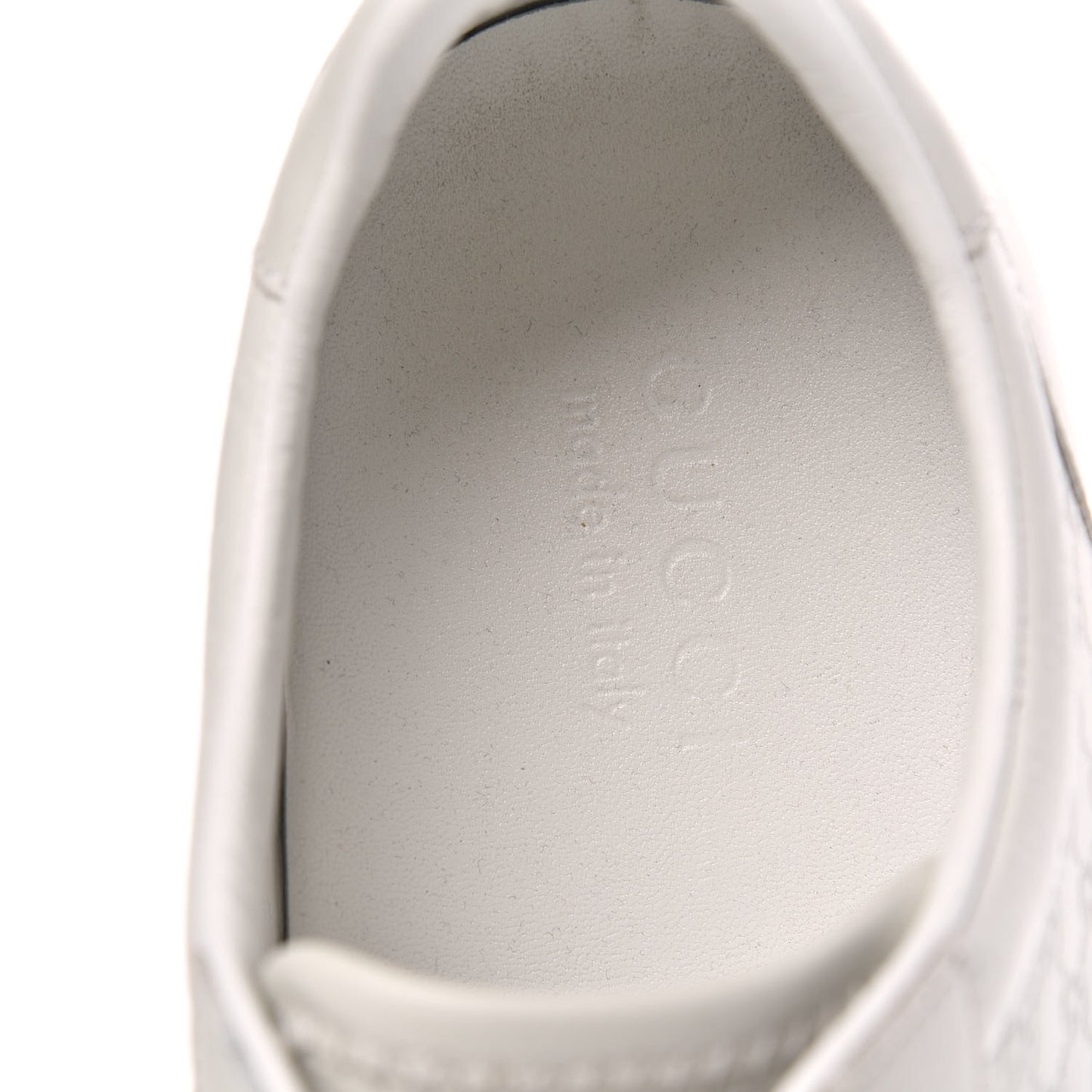 Microguccissima Mens Web Sneakers 12 White