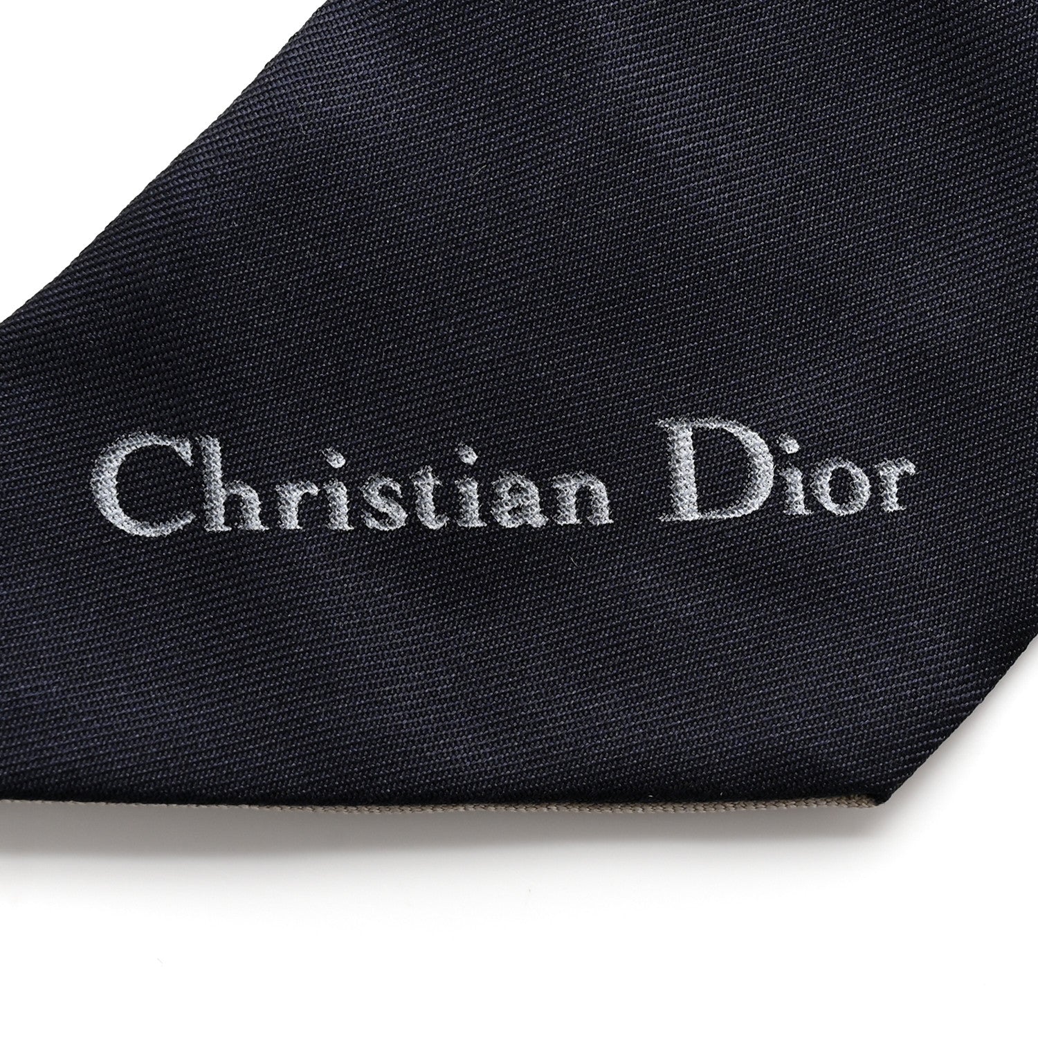 Christian Dior Silk Oblique Mitzah Scarf Blue 2 of 3