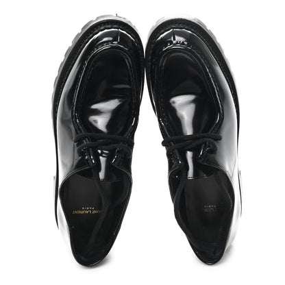 Saint Laurent Vitello Ruinart Mens Marlo 20 Derby 42 Black 2 of 10