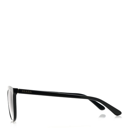 Prada Acetate Pillow Cat Eye Sunglasses SPR 03X Black 3 of 8