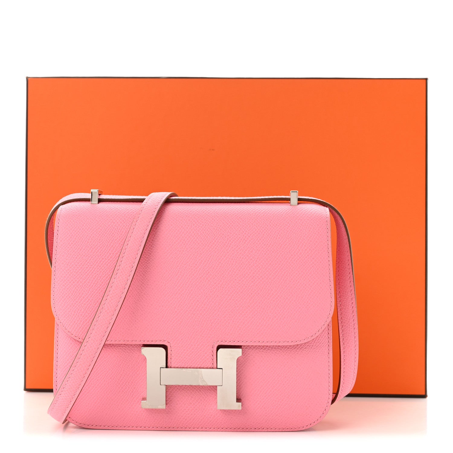 Hermes Epsom Constance 18 Rose Confetti 11 of 11