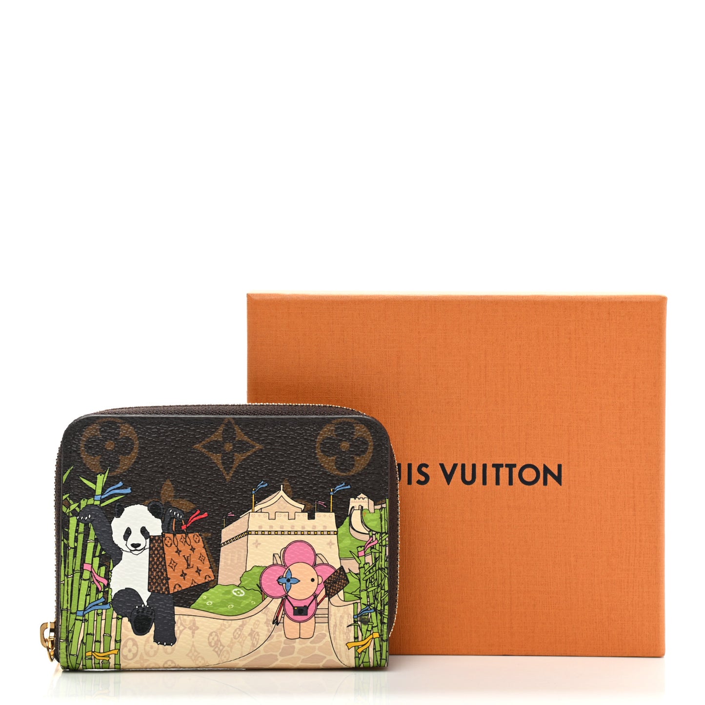 Monogram 2021 Christmas China Animation Zippy Coin Purse Myosotis Blue
