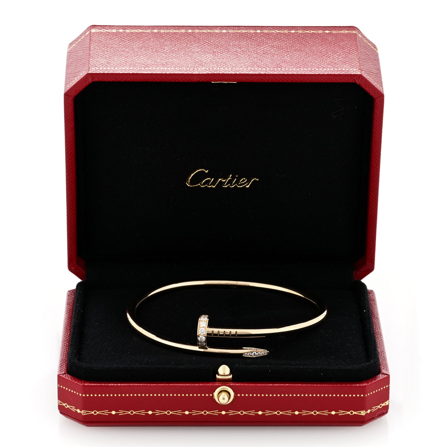18K Yellow Gold Diamond Juste Un Clou Bracelet 18