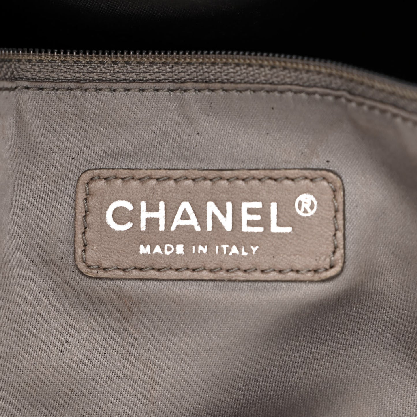 Crinkled Coated Canvas Le Marais Large Tote Black