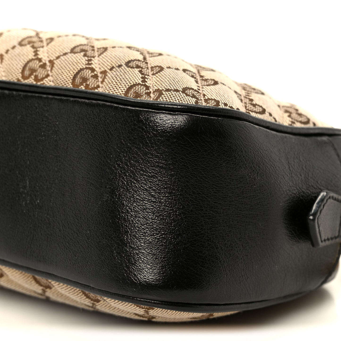Monogram Matelasse Diagonal Small GG Marmont Chain Shoulder Bag Beige Black