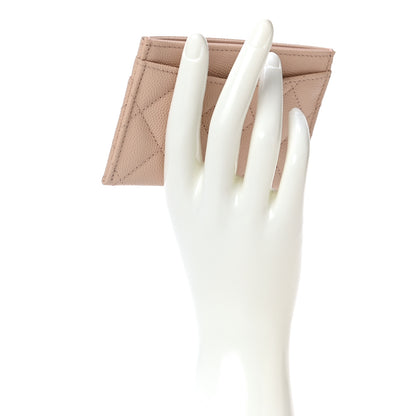 Chanel Caviar Quilted Card Holder Light Beige 2 of 12