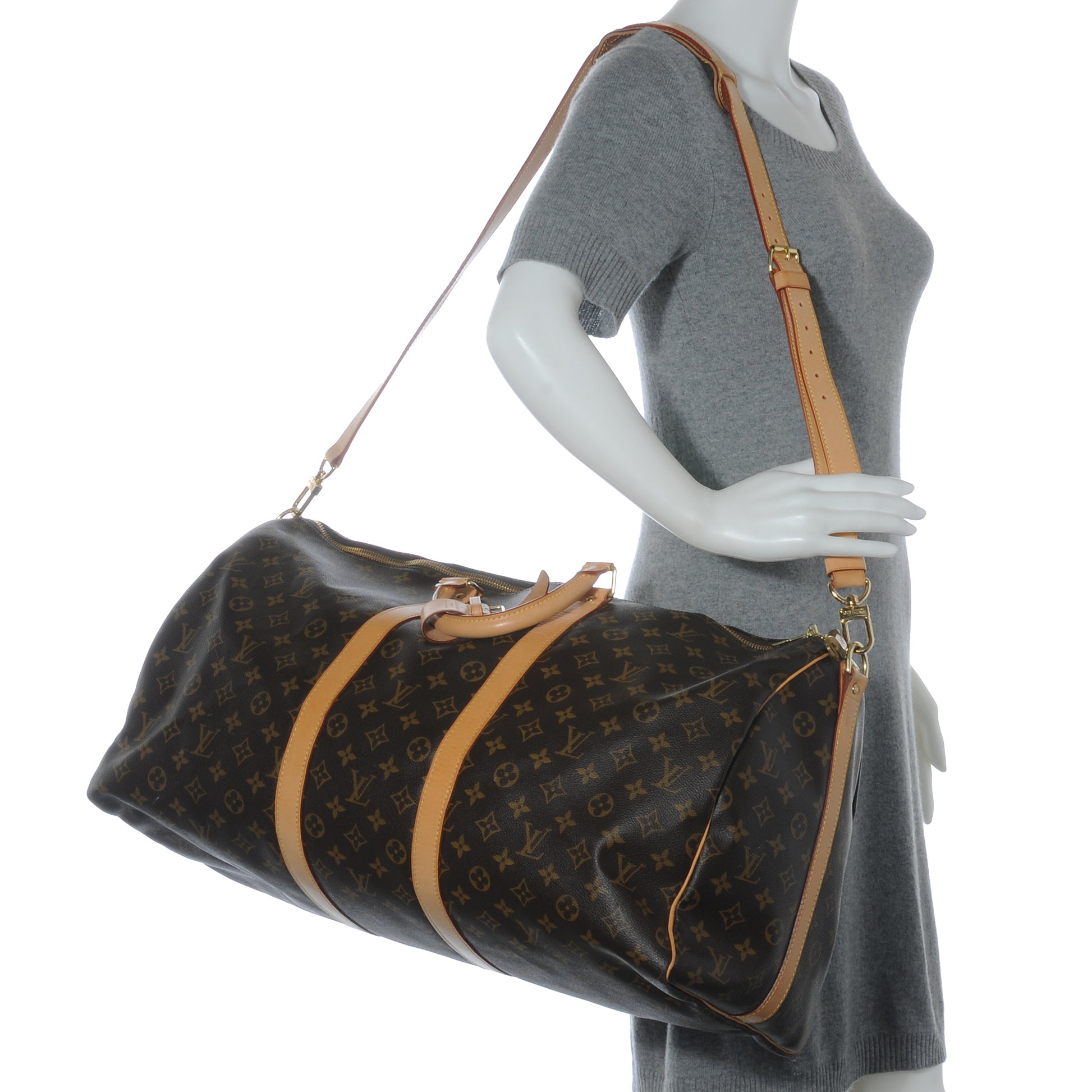 Louis Vuitton Monogram Keepall Bandouliere 55 2 of 7
