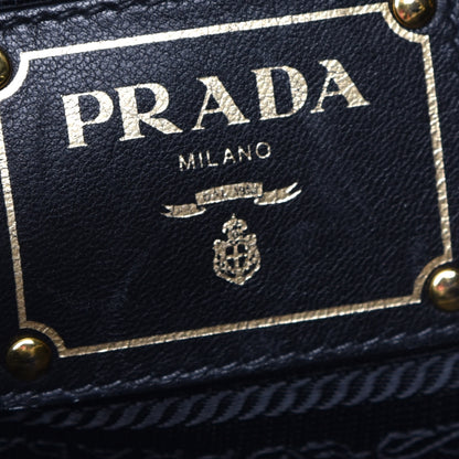 Prada Nappa Gaufre Tote Black 4 of 7
