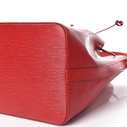 Louis Vuitton Epi Petit Noe Castillan Red 9 of 9