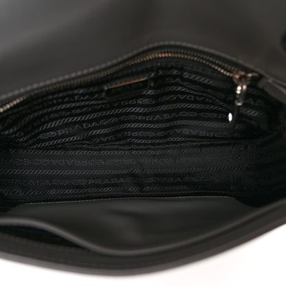 Prada Saffiano Vernice Flap Chain Crossbody Bag Marmo 5 of 10