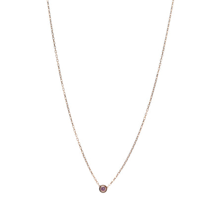 Cartier 18K Pink Gold Pink Sapphire D'Amour Pendant Necklace 1 of 6