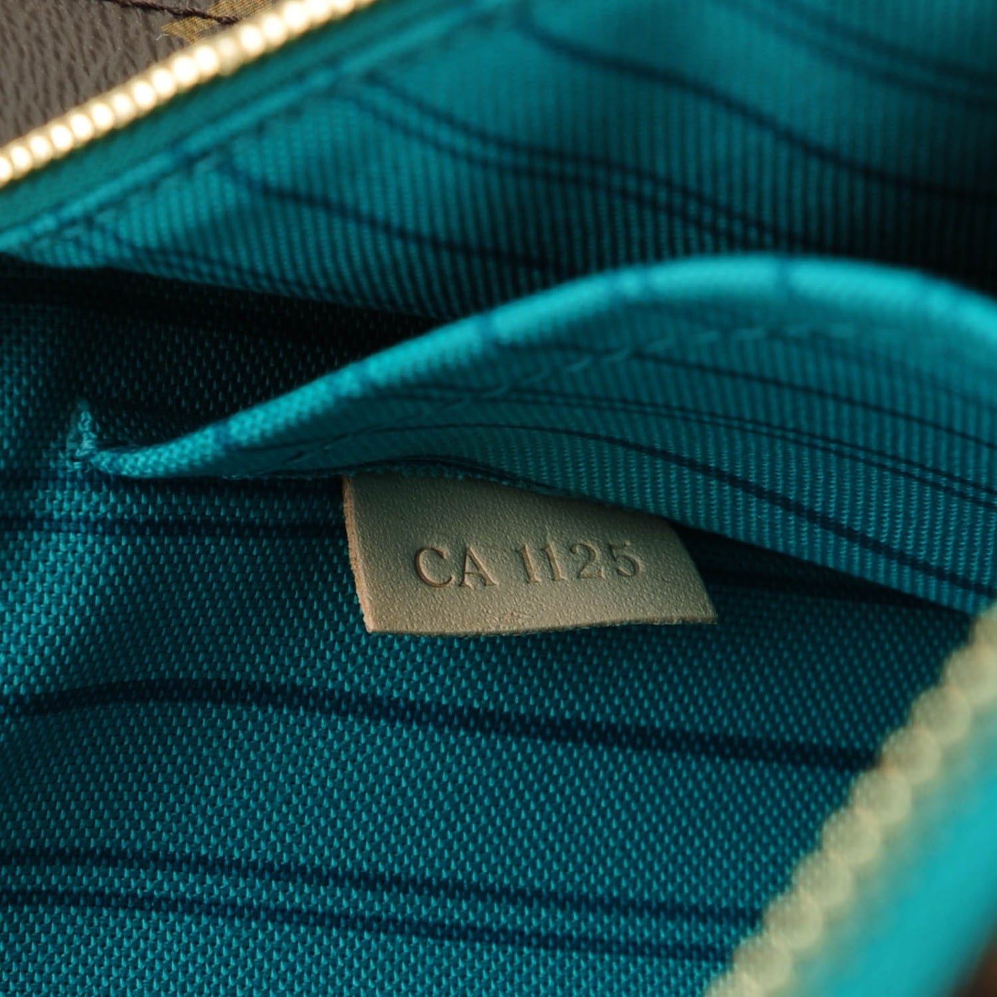 Monogram Neverfull MM GM Pochette Turquoise