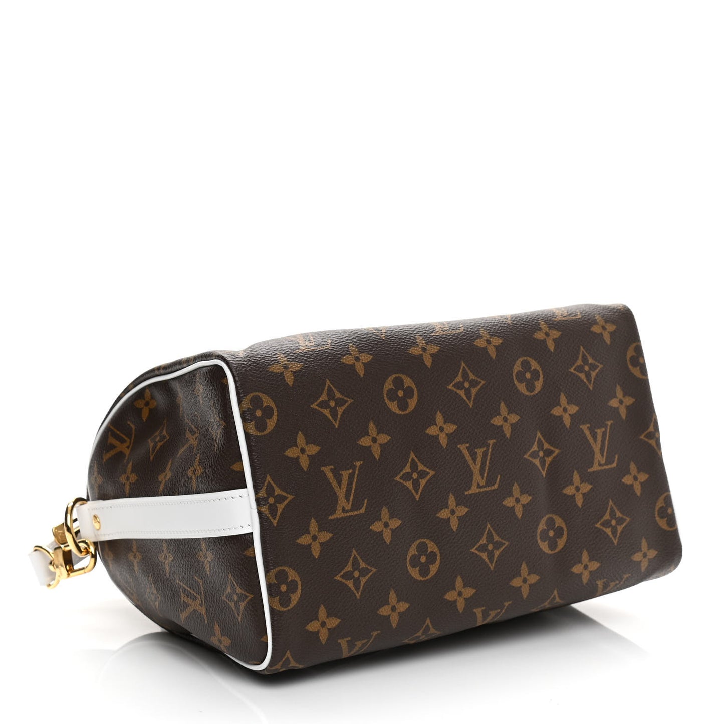 Monogram LV Match Speedy Bandouliere 25 White
