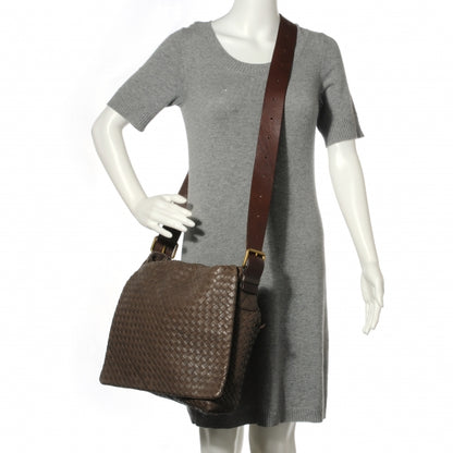 Bottega Veneta Nappa Intrecciato Light Calf Messenger Bag 2 of 8