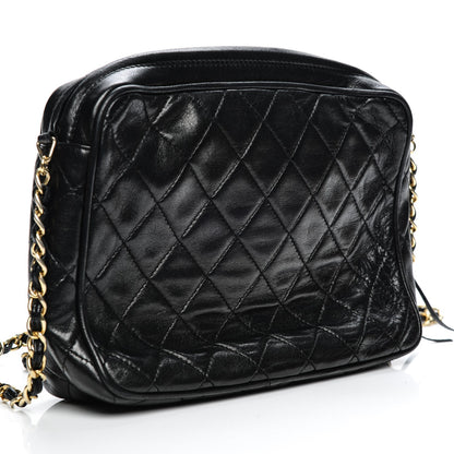 Chanel Lambskin Quilted Tassel Camera Case Black 9 of 9
