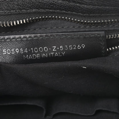 Balenciaga Chevre Silver Metallic Edge Hardware City Black 7 of 14