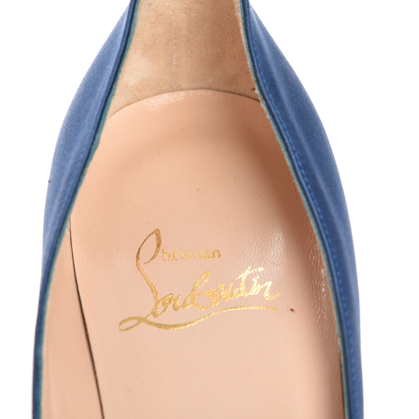 Satin Peep Toe 100 Pumps 39 Blue